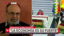 Exministro de Evo dice que Arce enfocó su mensaje en la economía porque es su área “fuerte”