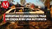 Accidente vial en la autopista León-Guanajuato deja 11 personas lesionadas