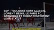 CDF: Toulouse sort Ajaccio, Lorient, Reims, Paris FC, Grenoble et Rodez respectent leur statut