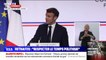 Emmanuel Macron sur la réforme des retraites: "Je souhaite que le gouvernement, avec les parlementaires, puissent travailler le texte et l'aménager"