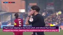 Chelsea v Liverpool abandoned after six minutes due to frozen pitch