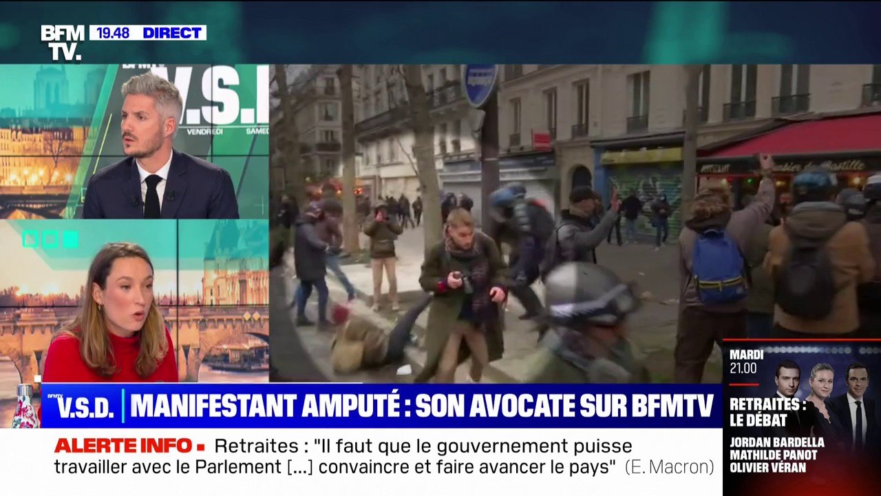 Lucie Simon, avocate du manifestant amputé d'un testicule: "On va déposer plainte"