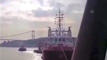 İstanbul Boğazı'nda dümen arızası yapan gemi kurtarıldı  İstanbul Boğazı,Kıyı Emniyeti Genel Müdürlüğü,Kurtarma,