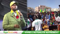 Ousmane Sonko jure devant ses militants à Keur Massar : 