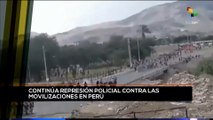 teleSUR Noticias 15:30 22-01: Continúa represion policial contra movilizaciones en Perú