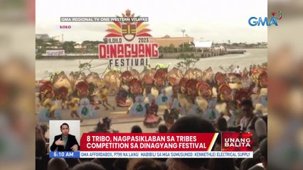 8 tribo, nagpasiklaban sa tribes competition sa Dinagyang Festival | UB