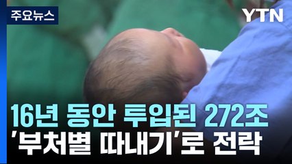 16년 동안 투입된 저출생 예산 272조 원...'부처별 따내기'로 전락 / YTN