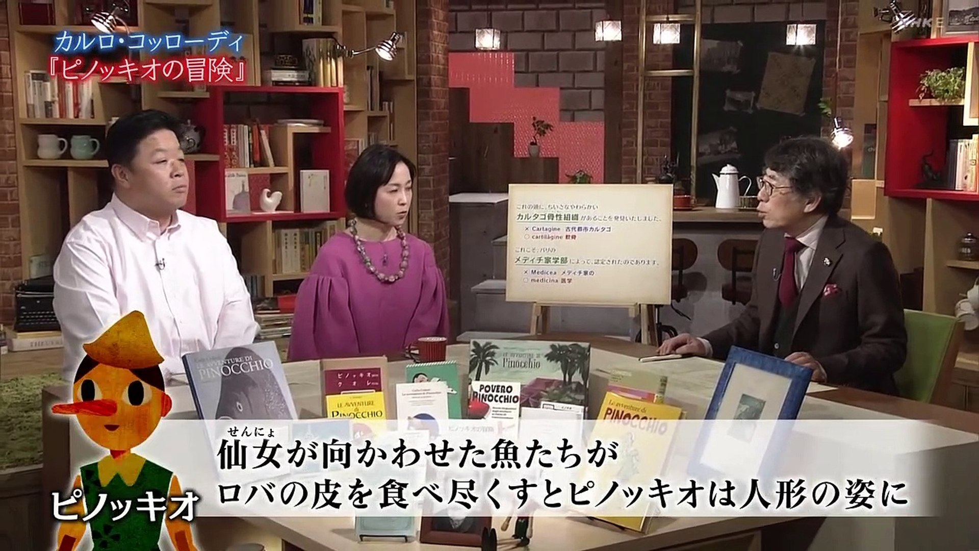 ⁣100分de名著 コッローディ“ピノッキオの冒険”4「“帰郷”という冒険」 0210 202004272225