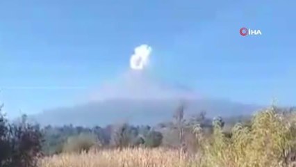 Popocatepetl Yanardağı'nda son 24 saatte 4 patlamaYanardağda yılın başından bu yana 41 patlama yaşandı