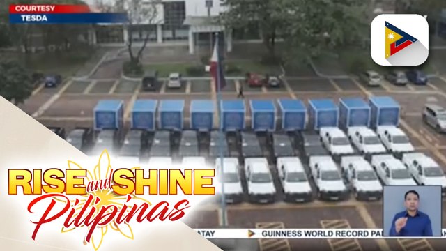 10 mobile training laboratories at 6 na service vehicles, nakatakdang i-turn over ng TESDA sa regional at provincial offices