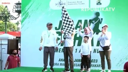 Jokowi Apresiasi Porseni dan Jalan Sehat NU