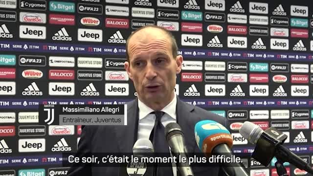 Juventus - Allegri : Faire le travail sur le terrain
