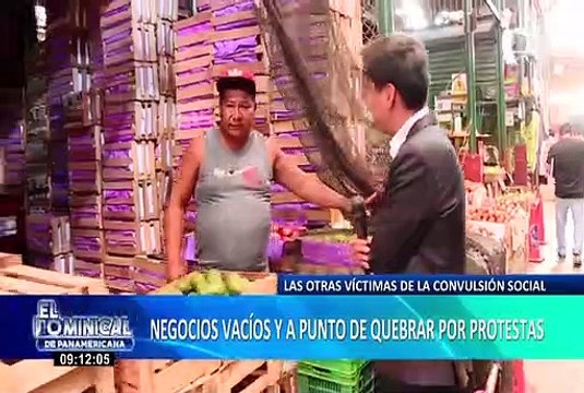 Convulsión social en el Perú: comerciantes cierran sus negocios frente a amenazas de saqueos