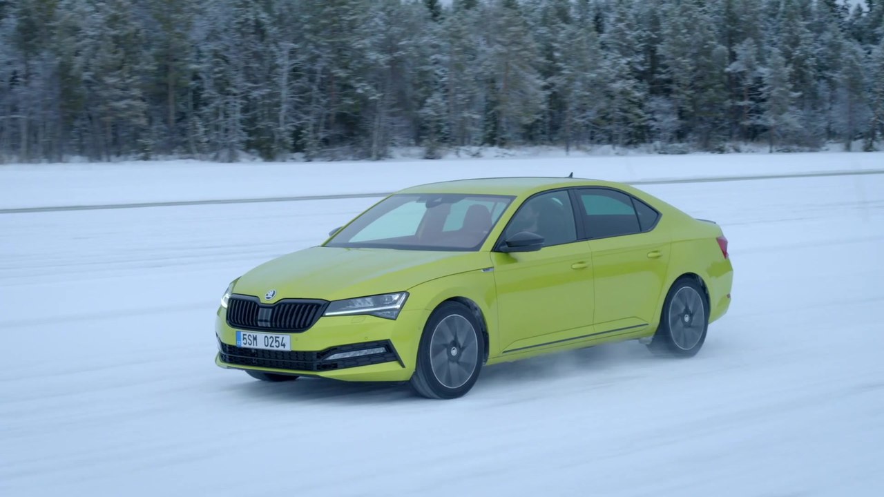 Skoda 4×4 Winter Experience - Physikalischer Vorteil des Allradantriebs