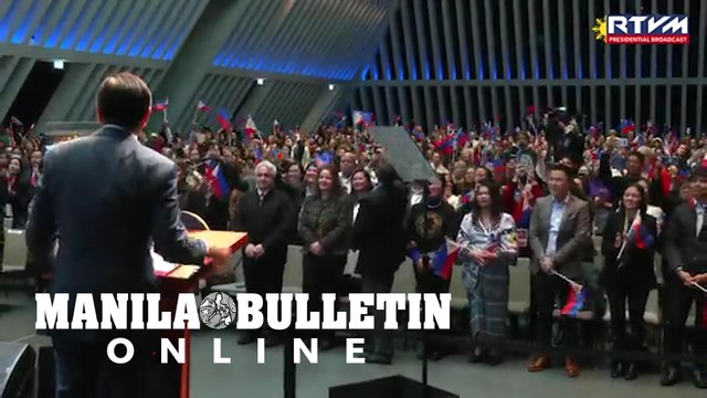 PBBM meet with the Filipino community in Zurich, Switzerland after his participation to the World Economic Forum