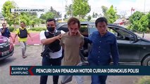 Pencuri dan Penadah Motor Curian Diringkus Polisi
