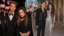 Austin Butler, who played Elvis, goes to Lisa Marie Presley's memorial service with Kaia Gerber.