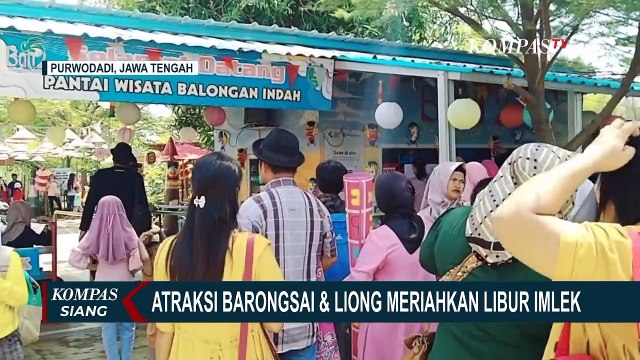 Libur Imlek, Pantai Balongan Indah di Kabupaten Indramayu Diserbu Warga!