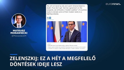 Zelenszkij: „Ez a hét a megfelelő döntések ideje lesz”