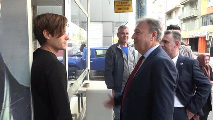 Bornova Belediye Başkanı İduğ'dan Yeşilova'da Esnaf Ziyareti