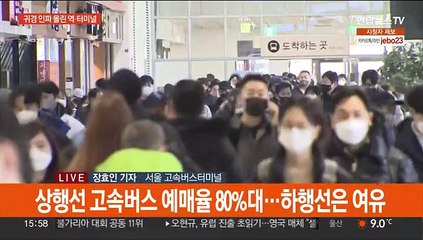 연휴 막바지…귀경 인파로 역·터미널 북적