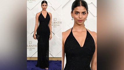 Suhana Khan Black Gown में बिखेरा जलवा, Fans Shocking Reaction Viral | *Entertainment