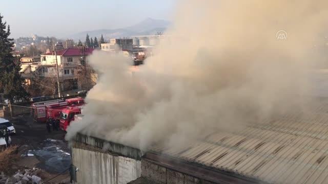 KAHRAMANMARAŞ - Tekstil fabrikasında çıkan yangın söndürüldü