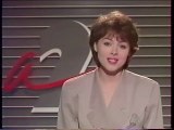 Antenne 2 - 11 Octobre 1988 - Speakerine (Virginia Crespeau), pubs, teaser, début Flash (Henri Sannier)