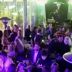 Bodrum Belediye Başkanı Ahmet Aras'a saldırı! O anlar kameraya yansıdı