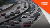 Tahun Baharu Cina | Trafik mulai sesak beberapa lokasi lebuh raya PLUS