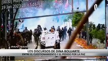 Los discursos de Dina Boluarte: entre el cuestionamiento y el pedido por la paz