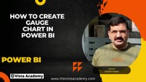 3.4 how to create gauge chart in power BI
