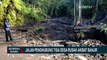 Jalan Penghubung 3 Desa di Kabupaten Karangasem Bali Ambles dan Rusak Akibat Banjir