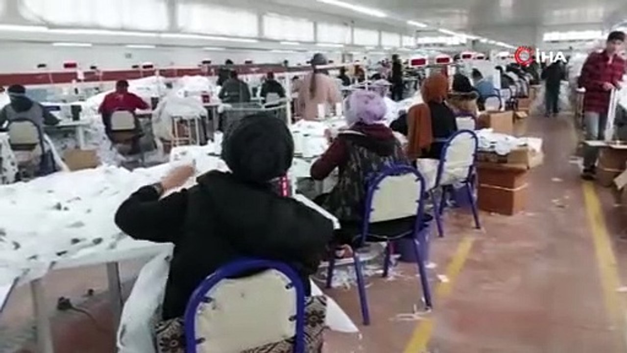 TSK kar kamuflajları Diyarbakır'da üretiliyor