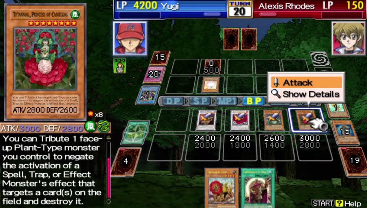 Yugioh GX Tag Force 3 :  Tytannial, Princess of Camellias VS Alexis Rhodes Ropund 2