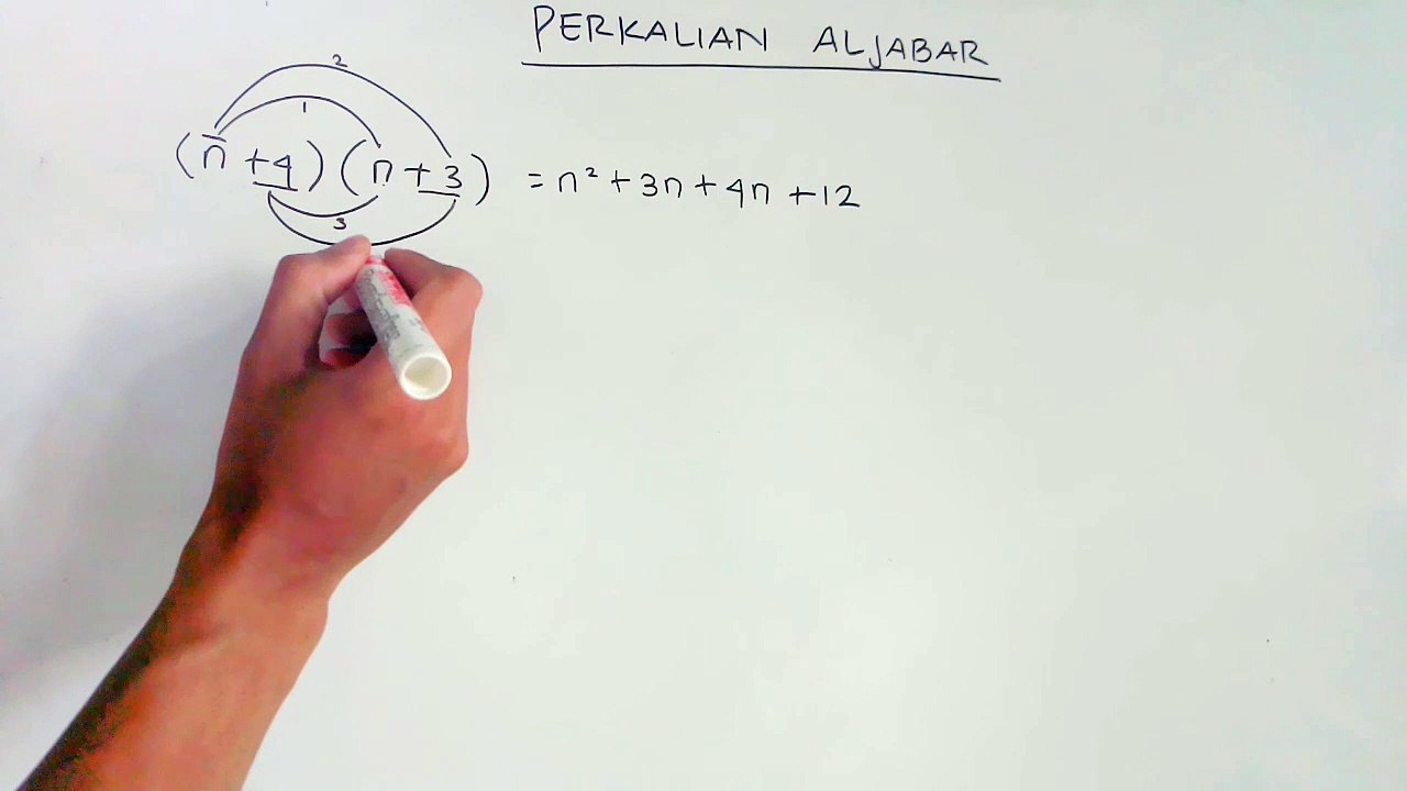 Belajar perkalian aljabar