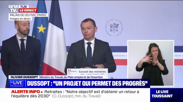 Olivier Dussopt, ministre du Travail: Nous voulons améliorer la prise en compte de la pénibilité en facilitant l'obtention de points