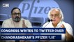 Congress Seeks Rajeev Chandrasekhar's Apology, Writes To Twitter Writes Over Minister’s Pfizer ‘Lie’