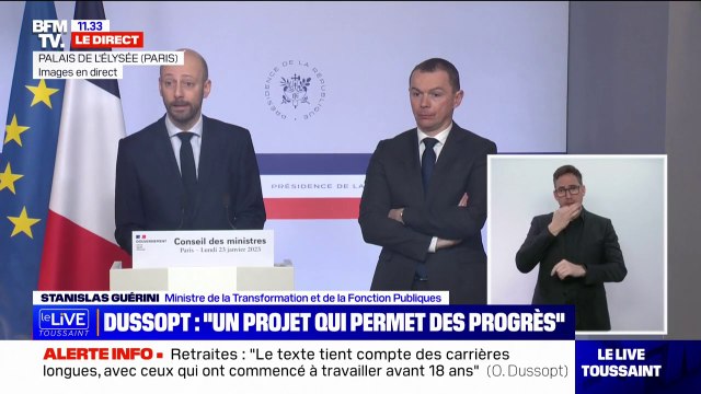 Pour Stanislas Guérini, la réforme des retraites est le fruit du travail et de la concertation avec les organisations syndicales