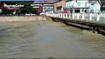 Maltempo nelle Marche, il video della piena del fiume Misa a Senigallia