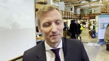 MP Lee Rowley at the Levelling Up funding celebration at Rutland County Museum