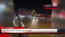 Adana'da tek teker üzerinde skuter yolculuğu
