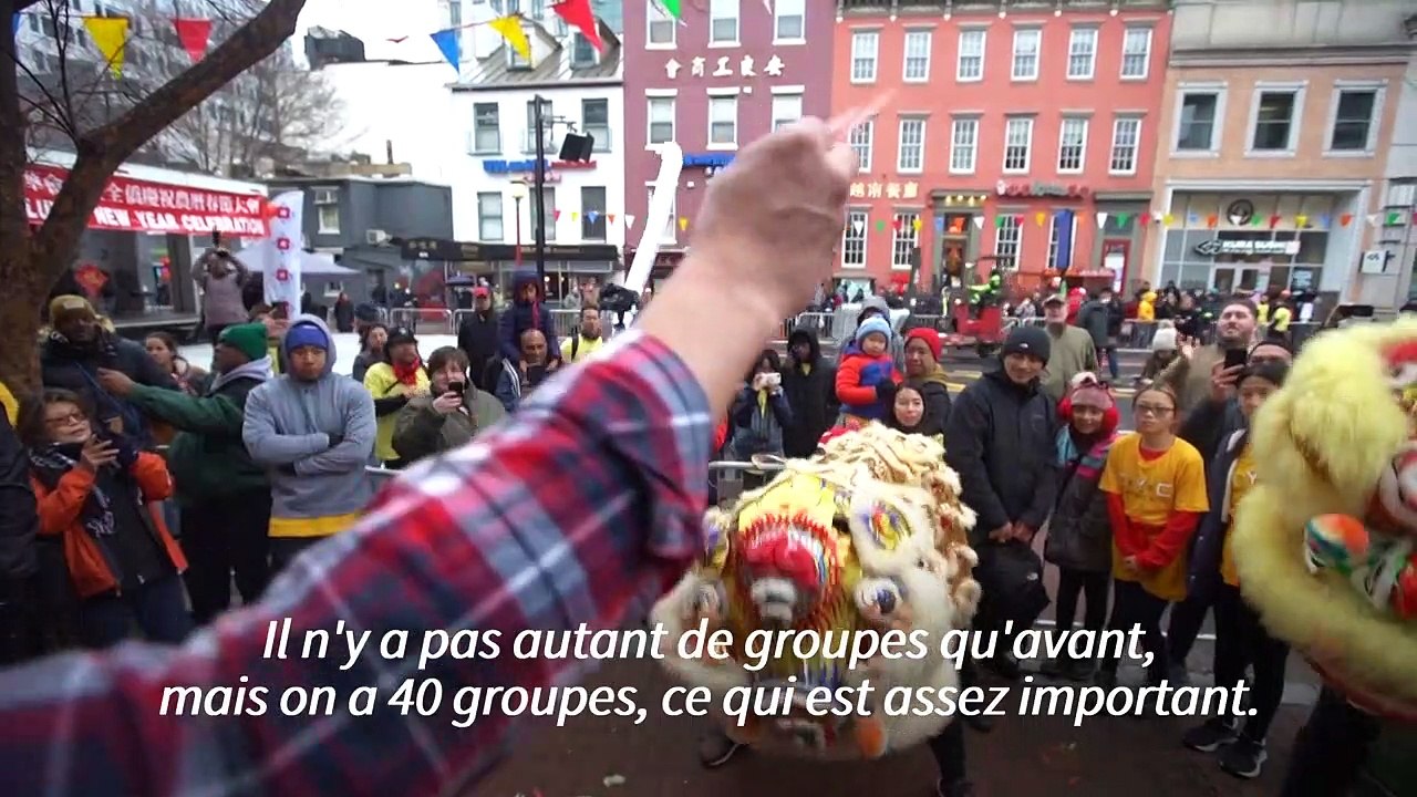 Washington: le quartier chinois en fête pour le...