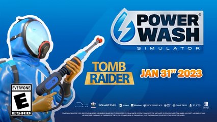 PowerWash Simulator x Tomb Raider - Official Collaboration Trailer