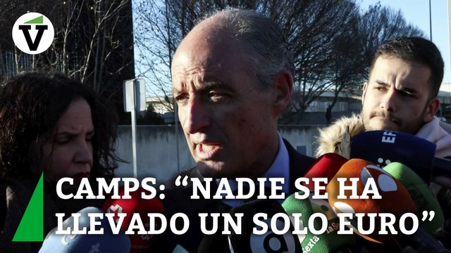 Camps confía en regresar a la primera línea política y asegura que no se llevó un solo euro con 'Gürtel'