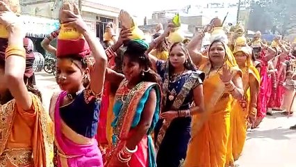 सीतामणी में 9 दिन चलेंगे धार्मिक आयोजन, निकाली गई कलश यात्रा