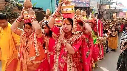 सीतामणी में 9 दिन चलेंगे धार्मिक आयोजन, निकाली गई कलश यात्रा