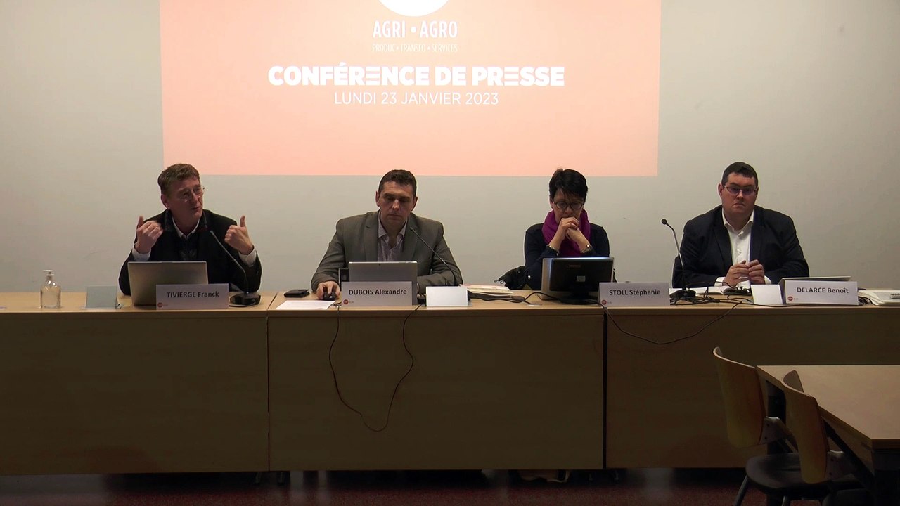 Agri-Agro : Conférence de presse - lundi 23 janvier 2023