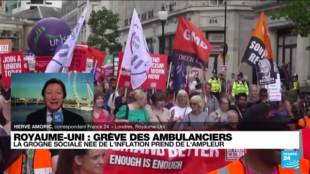 Royaume-Uni : la grogne sociale, née de l'inflation, prend de l'ampleur