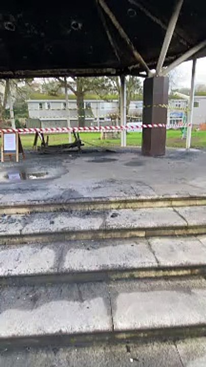 Bandstand fire